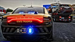 GTA 5 LSPDFR MODS FHP Highway Patrol SLICKTOP CHARGER| GTA 5 Lspdfr Mod