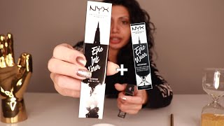 NYX Liquid Liners Review - Epic Liner \u0026 Epic Wear Try On