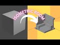 HOW TO MAKE ISOMETRIC ROOM IN BLENDER(PART-1)