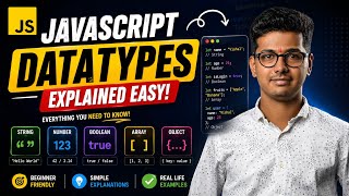 JavaScript Data Types Tutorial 🔥 | String, Number, Boolean Explained Easy