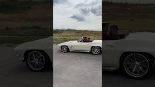 66 Corvette by Streamline Custom Designs right before it rained in Utah #photoshoot #bts