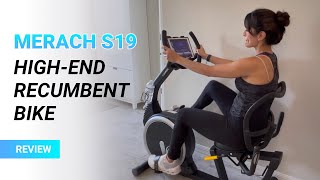 MERACH S19 Upgraded Recumbent Bike Unboxing Video