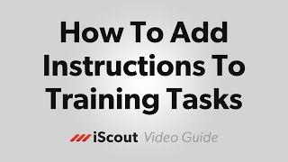 How To Add Instructions To Training Tasks | EHS Software | Health \u0026 Safety Management Software