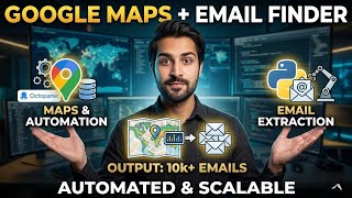 Google Maps Scraper plus Email Finder Automation | Octoparse and Python Email Extraction
