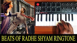 Beats Of Radhe Shyam | Trailer Bgm Ringtone By Raj Bharath | Prabhas | justin Prabhakaran