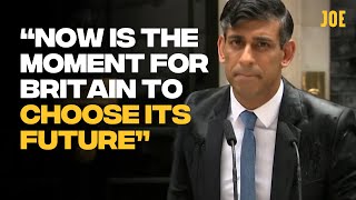 Rishi Sunak gets soaked and heckled as he declares 4 July general election