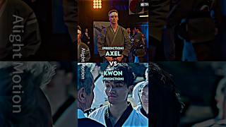 Axel VS Kwon(my prediction) |no rights to music| #edit #cobrakai #karate #kwon #shorts #youtube