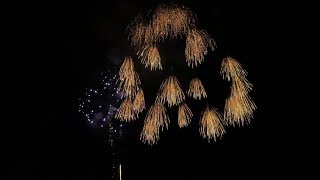 【2019】第48回 栂池高原 雪の祭典「松川響岳太鼓と花火の協演」Tsugaike Plateau Snow festival fireworks