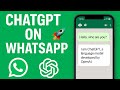 How To Use ChatGPT On WhatsApp In Seconds! (Step-by-Step Guide)