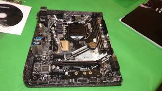 AsRock B365M 300 series motherboard unboxing, 8th and 9th gen compatible, Amazon