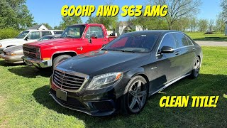I Bought a Crazy Cheap 2016 Mercedes S63 AMG From Auction How Bad Could it be?