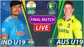 INDIA vs AUSTRALIA FINAL MATCH Live COMMENTARY | ICC U19 WORLD CUP | IND U19 vs AUS U19 LIVE