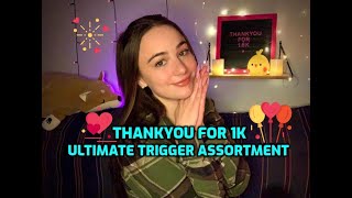 ASMR | 1K CELEBRATION VIDEO🥳 | DOING YOUR FAV TRIGGERS 💖😴🌙