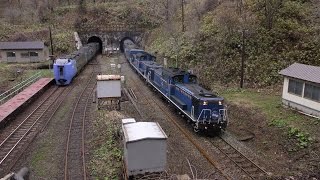 （UHD）スーパー北斗と北斗星、小幌駅ですれ違い？