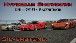 LaFerrari vs Porsche 918 vs McLaren P1 | Silverstone Hypercar Showdown | Assetto Corsa