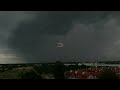 time lapse shelf cloud warsaw 23.07.2014