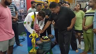 ASIAN ,Men Athletic Physique Silver Medalist in Nepal,  Dhruba Tamuly in SARAIGHAT GYM, Jalukbari.