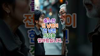 출소한 전 남편이 현 남편을 찾아와 한 충격적인 말