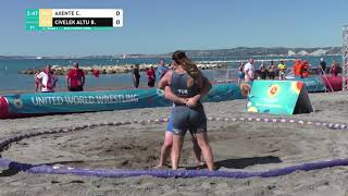 Round 3 Women's BW - +70 kg: C. AXENTE (ROU) v. B. CIVELEK ALTU (TUR)