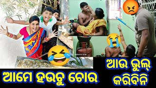 ଆମେ ହଉଚୁ ଚୋର 🤣🤣/ଆଉ ଭୁଲ୍ କରିବିନି😭😡/saha mam vlogs/daily vlogs/odia vlogs/odia family vlogs