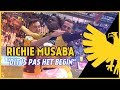 Richie Musaba tekent contract én plakt zijn naam op de heldenwand