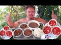 Ăn Tiết Canh Hấp Với Cơm.Món Ngon Lạ Miệng | Nguyễn Ngọc Biển NB.