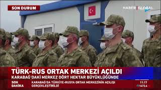 Karabağ'da Türk-Rus Ortak Merkezi Açıldı