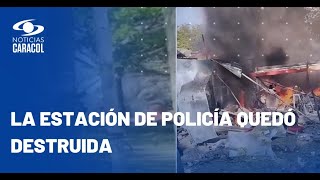 Atención: bomba en Timba, Cauca, contra estación de Policía