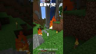 100 Days - [Minecraft Shorts] - Day 92 #minecraft #100days