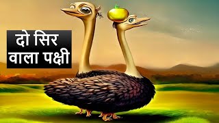 दो सिर वाला पक्षी | Do Sir Wala Pakshi | Story in hindi|#cartoon #kahani #hindi #story #moralstories