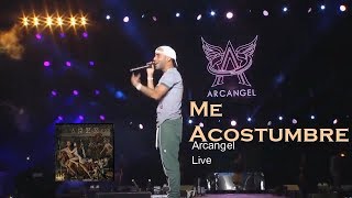 Arcangel - Me Acostumbre  (En vivo)