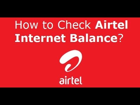 How to check Your Daily Airtel 4G/3G Data Limit Balance How to check Your Daily Airtel 4G/3G Data Limit Balance