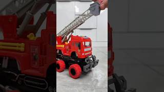 6 Wheel Drive Friction Powered Fire Rescue Truck Toy