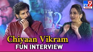 Chiyaan Vikram Fun Interview  | Cobra | Srinidhi Shetty | Mirnalini Ravi - TV9