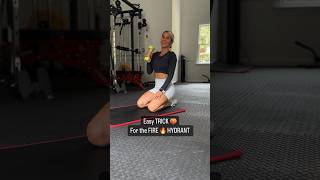 FIRE 🔥 HYDRANTS with one dumbbell #fitnesstips #lowerbodyworkout