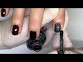 cnd vinylux dark fall shades live swatch on real nails