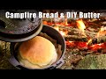 Campfire Bread (Dutch Oven) & Homemade Butter
