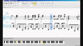 [楽譜・MIDI配布有]風神少女(Short Version) 東方ピアノアレンジ