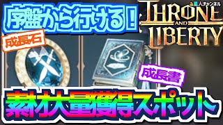 【貴重品ザクザク】序盤でもOK！成長に欠かせない素材スポット！【スローン・アンド・リバティ】