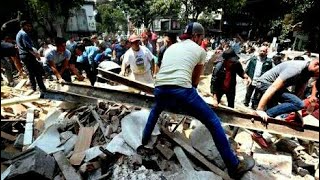 El Centro de México Vive un Fuerte Terremoto a 32 años del Sismo Más Mortífero en su Historia...🔘✔