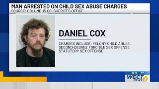 Columbus County man arrested on multiple child sexual abuse charges