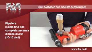 Rabbocco olio per rivettatrice per inserti KJ60