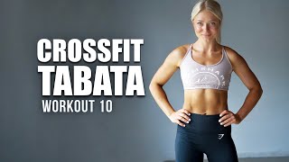 20 MIN CROSSFIT TABATA - DAY 10 - Level 3 - Advanced Exercises with weights, dumbbells