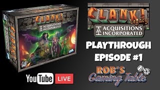 Clank! Legacy Playthrough Episode 1