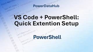 VS Code + PowerShell: Quick Extension Setup #PowerShell #VSCode