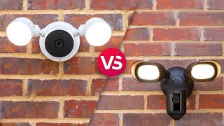 Google Nest vs Amazon Ring Floodlight Cams: Push back the night