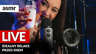 ZAŚNIESZ PODCZAS TEGO LIVE! ASMR po polsku!