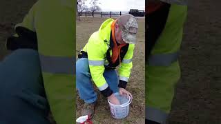 Cameron Students Soil Extraction with the Fort Sill Artillery Half Section