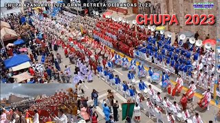 Chupa,Azángaro 2023 III gran retreta de bandas:MI PERÚ,LA GRANDE,SUPER IMPACTO,REAL MAJESTAD,AMAUTAS