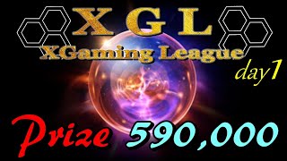 【荒野行動】総額590000円…高額QTリーグ　XGL day1実況生配信　【実況：もっちィィの日常】